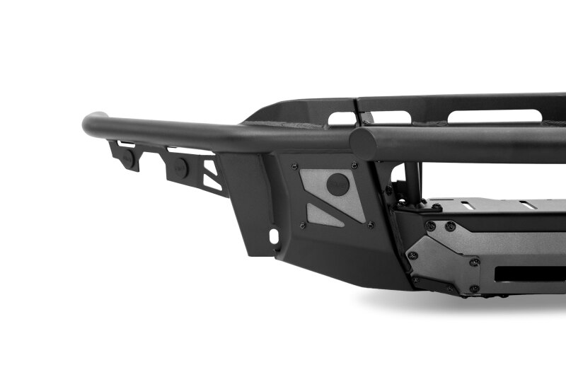 Ford F-150 Front Bumper - DV8 Offroad - Tube, Prerunner - Micro-texture black with gray skid plate accents - `21-`23